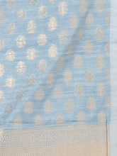 Kavvya Gray Soft & Lightweight Banarasi Silk Georgatte Saree - KAVVYA